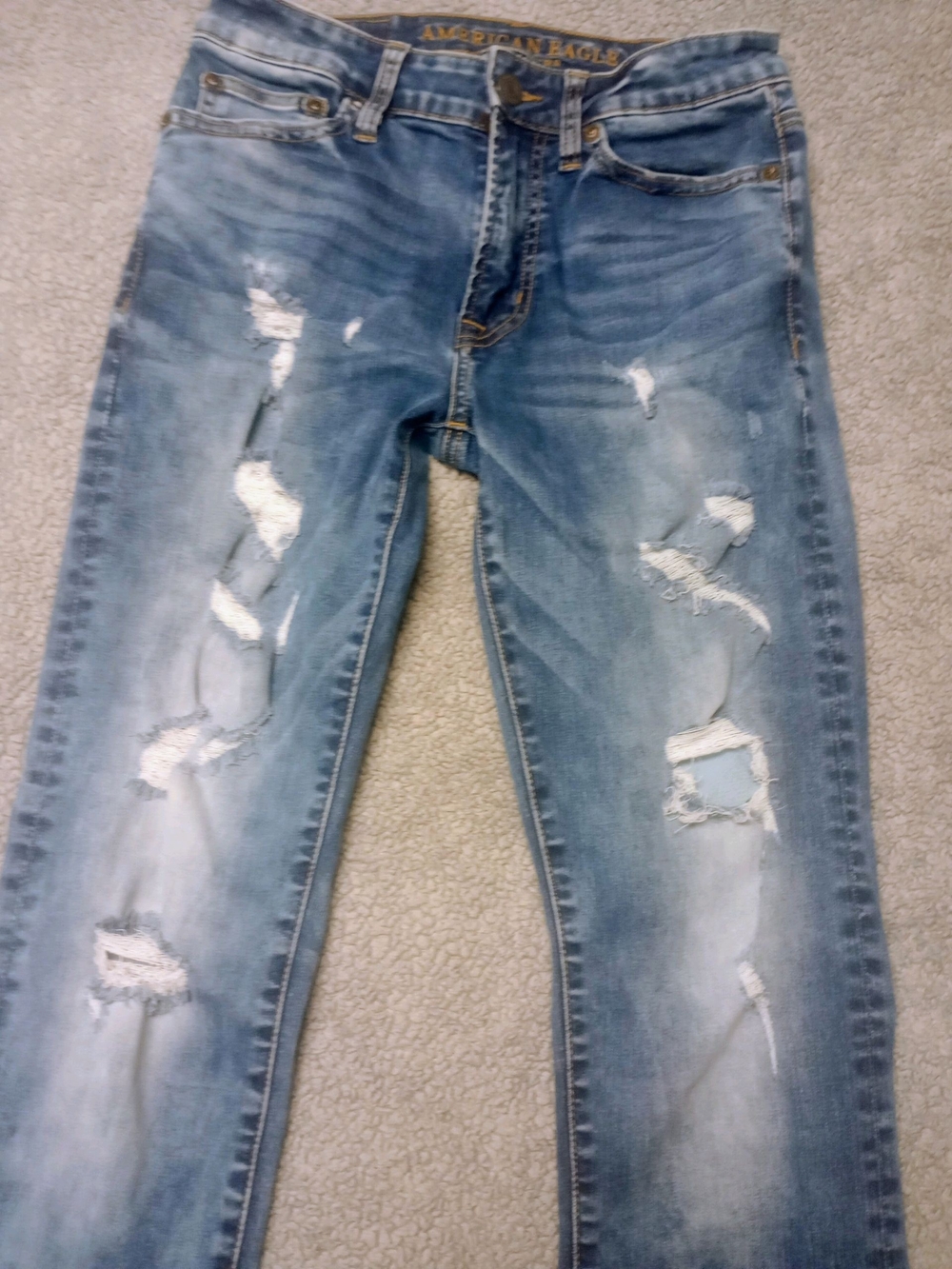 American Eagle Outfitters Medium Blue Extreme Flex Jeans